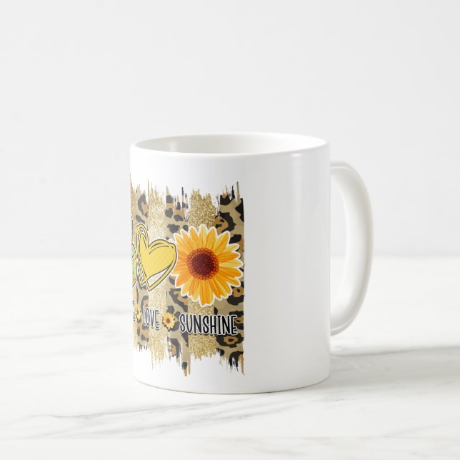 Liebe Sonnenschein Kaffeetasse (VorderseiteRechts)