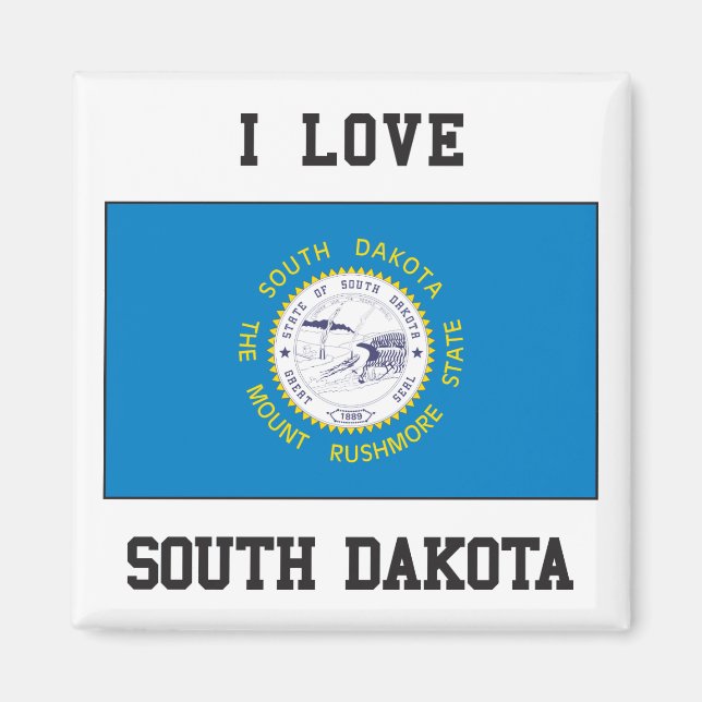 Liebe South Dakota Magnet (Vorne)