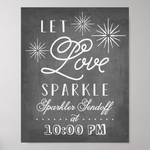 Liebe-Sparkle gelassen Sparkleraussendung Poster
