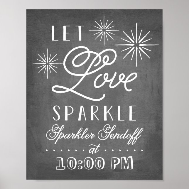 Liebe-Sparkle gelassen | Sparkleraussendung Poster (Vorne)