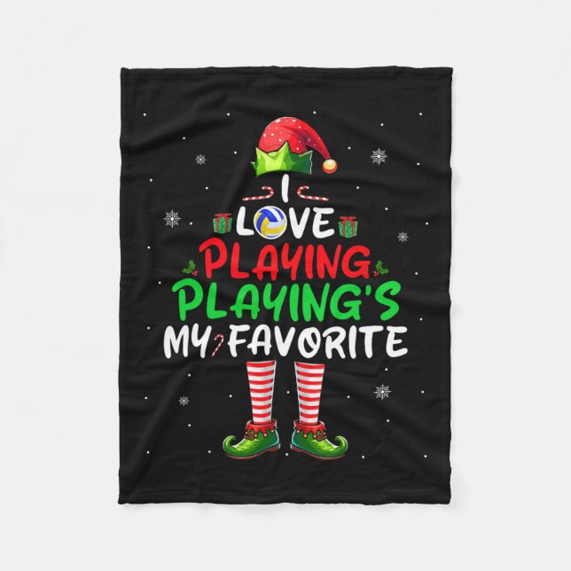 Liebe Spielen ist mein Lieblingsspiel Fleecedecke (Vorderseite)