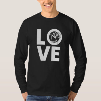 Liebe Spinnräder Ich Spinnrad Garnspinnerei T-Shirt