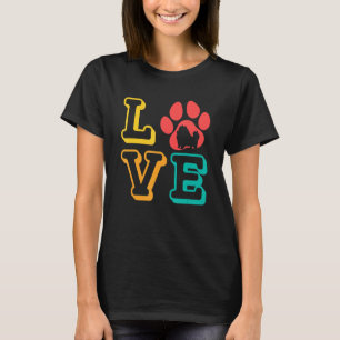 Liebe Spitz Paw Pommy Dog Breed German Spitz P T-Shirt