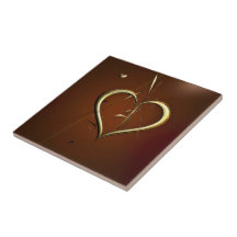 Liebe-Splitter aus Gold-Keramik
