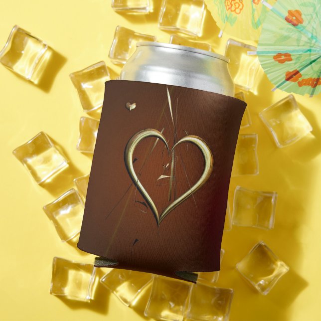 Liebe Splitter Gold Drinks Cooler Dosenkühler (In Situ Sommer)