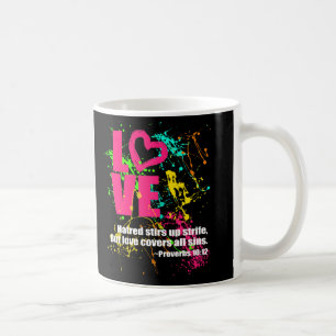Liebe Sprichwörter Bibel Verse Neon Paint Spritze Tasse