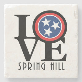 LIEBE Spring Hill Tennessee Steinuntersetzer