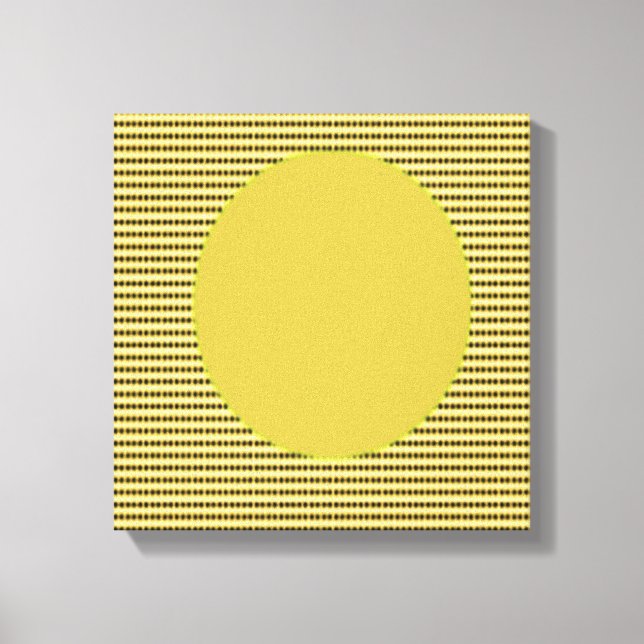 LIEBE Square Energy Pattern Leinwanddruck (Vorderseite)