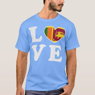 Liebe Sri Lanka - Preisflagge Vintag I Liebe Sri L T-Shirt