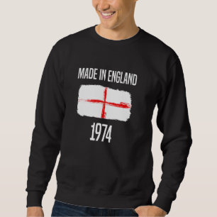 Liebe St Georges Day 1974 in England für England Sweatshirt
