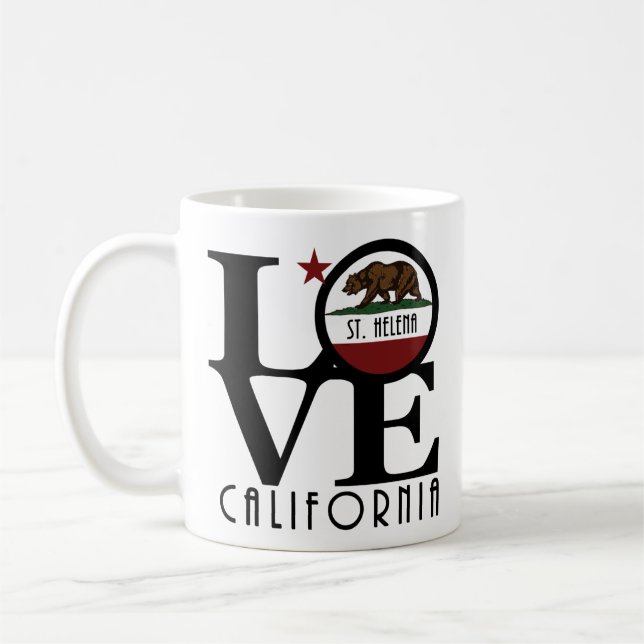 LIEBE St Helena California 11oz Kaffeetasse (Links)