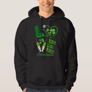 Liebe St Patrick S Future Nurse Life Irish Shamroc Hoodie