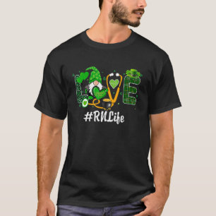 Liebe St Patricks Day Gnomes Kleeblatt Rn L T-Shirt