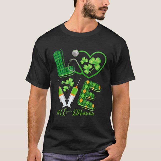 LIEBE St. Patrick's T-Shirt (Vorderseite)
