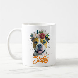 Liebe Staffordshire Bull Terrier - Ich Liebe meine Kaffeetasse