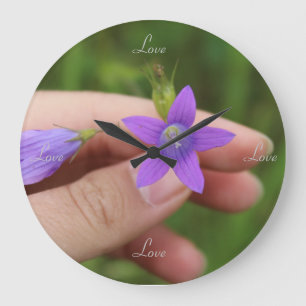 Liebe ständig große wanduhr