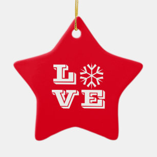 Liebe Star Ornament