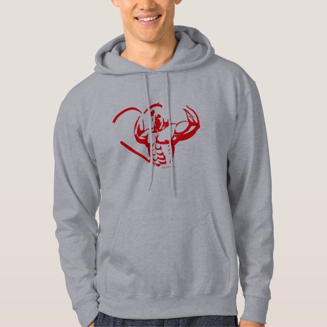 Liebe Stärke Gladiator Hoodie von MW Design (Vorderseite)