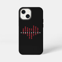 Liebe Statistik iPhone Case (dunkle Farbe)
