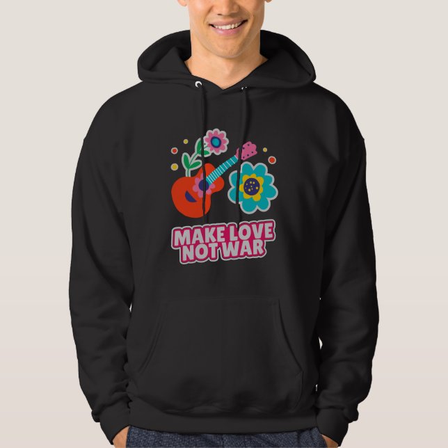 Liebe statt Krieg Hoodie (Vorderseite)