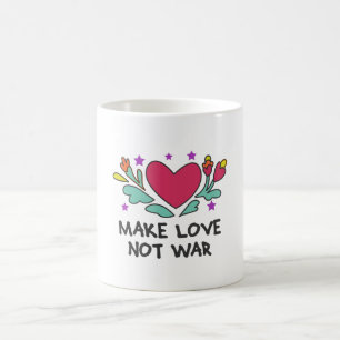 Liebe statt Krieg Kaffeetasse