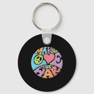 Liebe statt Krieg Schlüsselanhänger