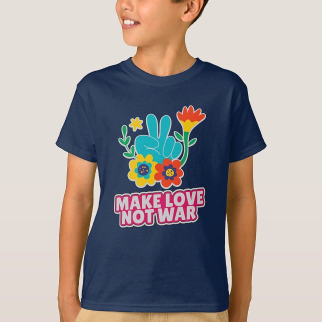 Liebe statt Krieg T-Shirt (Vorderseite)