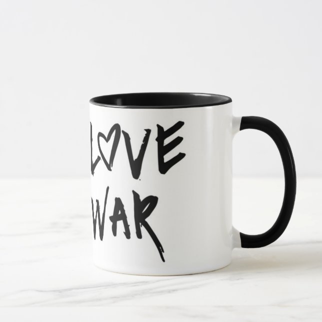 Liebe statt Krieg Tasse (Rechts)