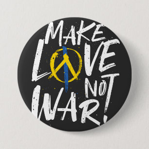 Liebe statt Kriegsunterstützung für die Ukraine Button