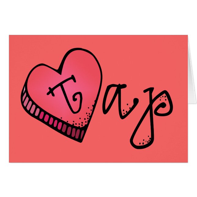 Liebe stechen | Süßigkeits-Herz an (Vorderseite (Horizontal))