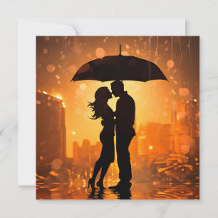 Liebe steht im Regen