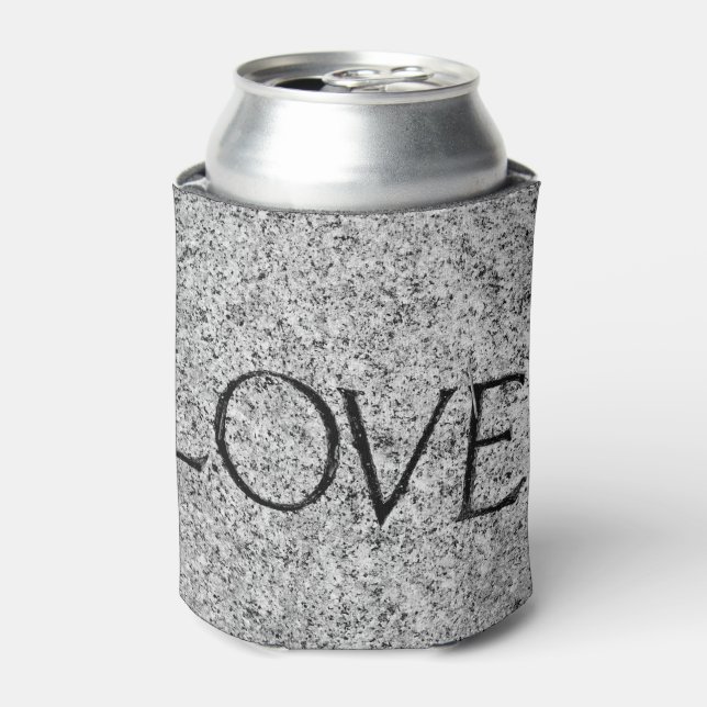 "Liebe" Stein Dosenkühler (Kanne Vorderseite)