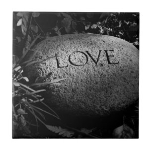 "Liebe" Stein Fliese