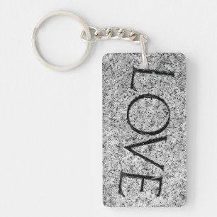 "Liebe" Stein Schlüsselanhänger