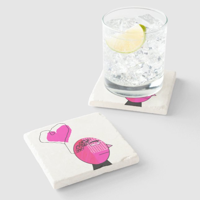 Liebe Steinuntersetzer (Seitenansicht)