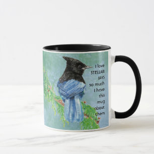 Liebe STELLAR JAY so viel Spaß Zitat Tasse
