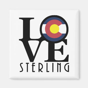 LIEBE Sterling Colorado Magnet