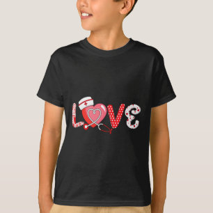 Liebe Stethoscope Krankenversicherung Valentine Da T-Shirt