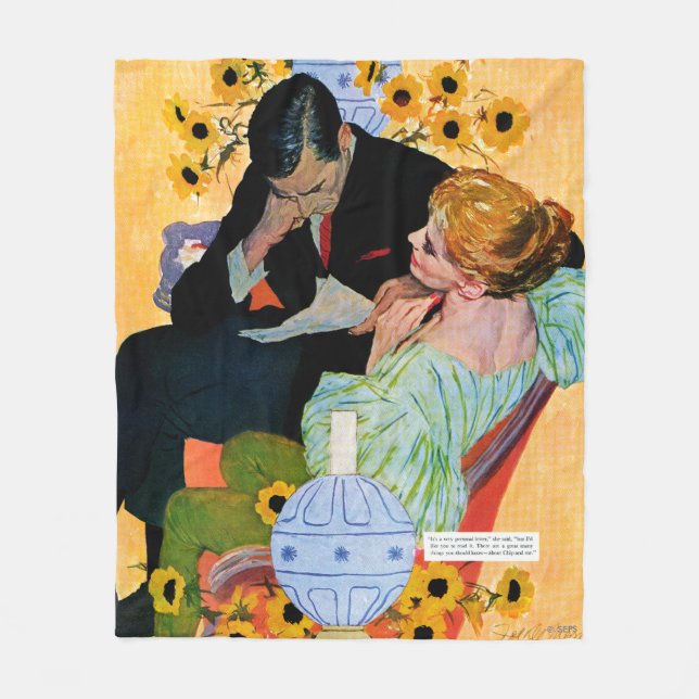 Liebe stirbt langsam fleecedecke (Vorderseite)