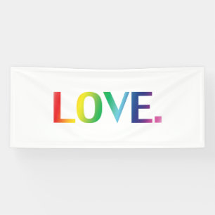 Liebe, Stolz lgbtq Gay quee Regenbogenfarben Banner