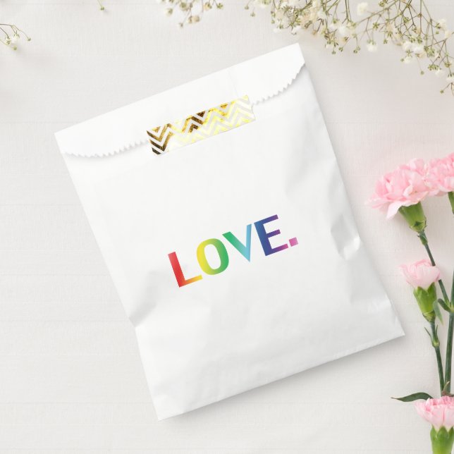 Liebe, Stolz lgbtq Gay quee Regenbogenfarben Geschenktütchen (Versiegelt)