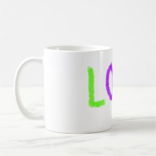 Liebe stolz Regenbogenfarbe LGBTQ Juni modern Kaffeetasse