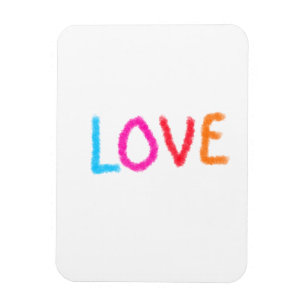 Liebe stolz Regenbogenfarbe LGBTQ Juni modern Magnet