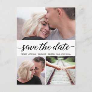 "Liebe Story" Custom Foto Save the Date Hochzeit Postkarte