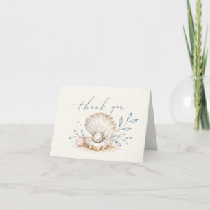 Liebe & Strandhochzeit - Save the Date Dankeskarte