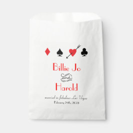 Liebe Struck in Las Vegas Gastgeschenk Hochzeit Ba Geschenktütchen