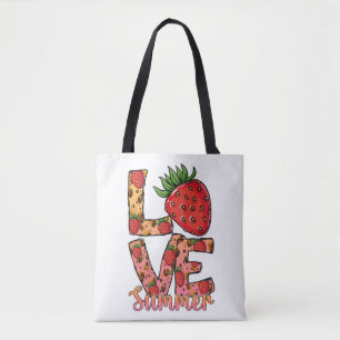 Liebe Summer Strawberry Tote Bag   Hello Summer Ba