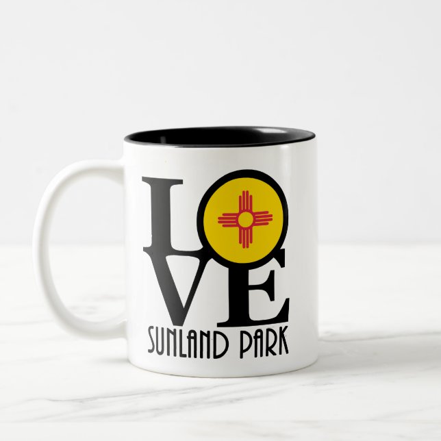 LIEBE Sunland Park 11oz Zweifarbige Tasse (Links)