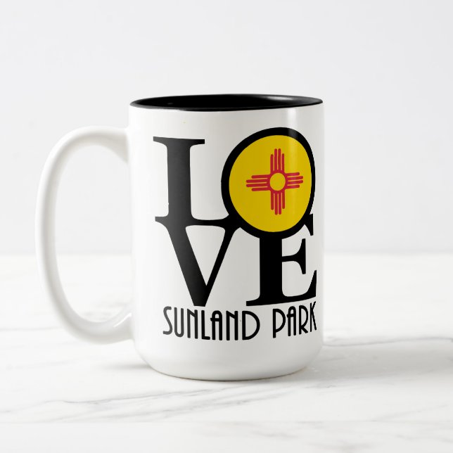 LIEBE Sunland Park 15oz Zweifarbige Tasse (Links)