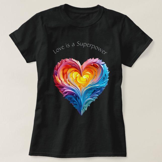 Liebe Super 03 T-Shirt (Design vorne)